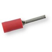 Cosse mâle et femelle cylindrique rouge